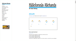 Desktop Screenshot of halleforsnasallehanda.se