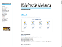 Tablet Screenshot of halleforsnasallehanda.se